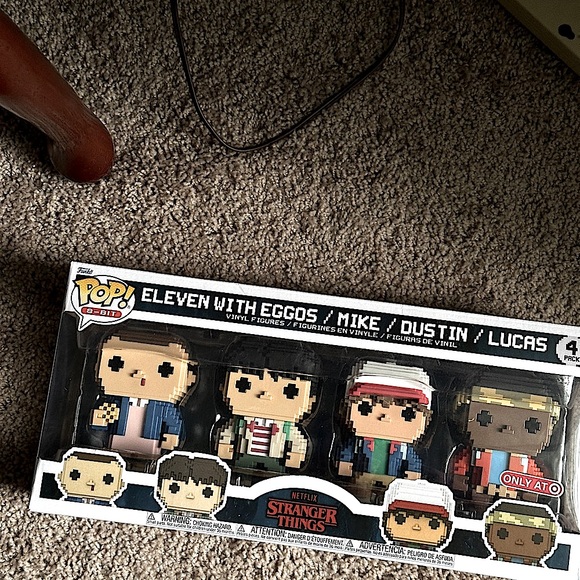 POP Stranger Things in Minecraft design Collection NWT Eleven With Eggos - Picture 4 of 15